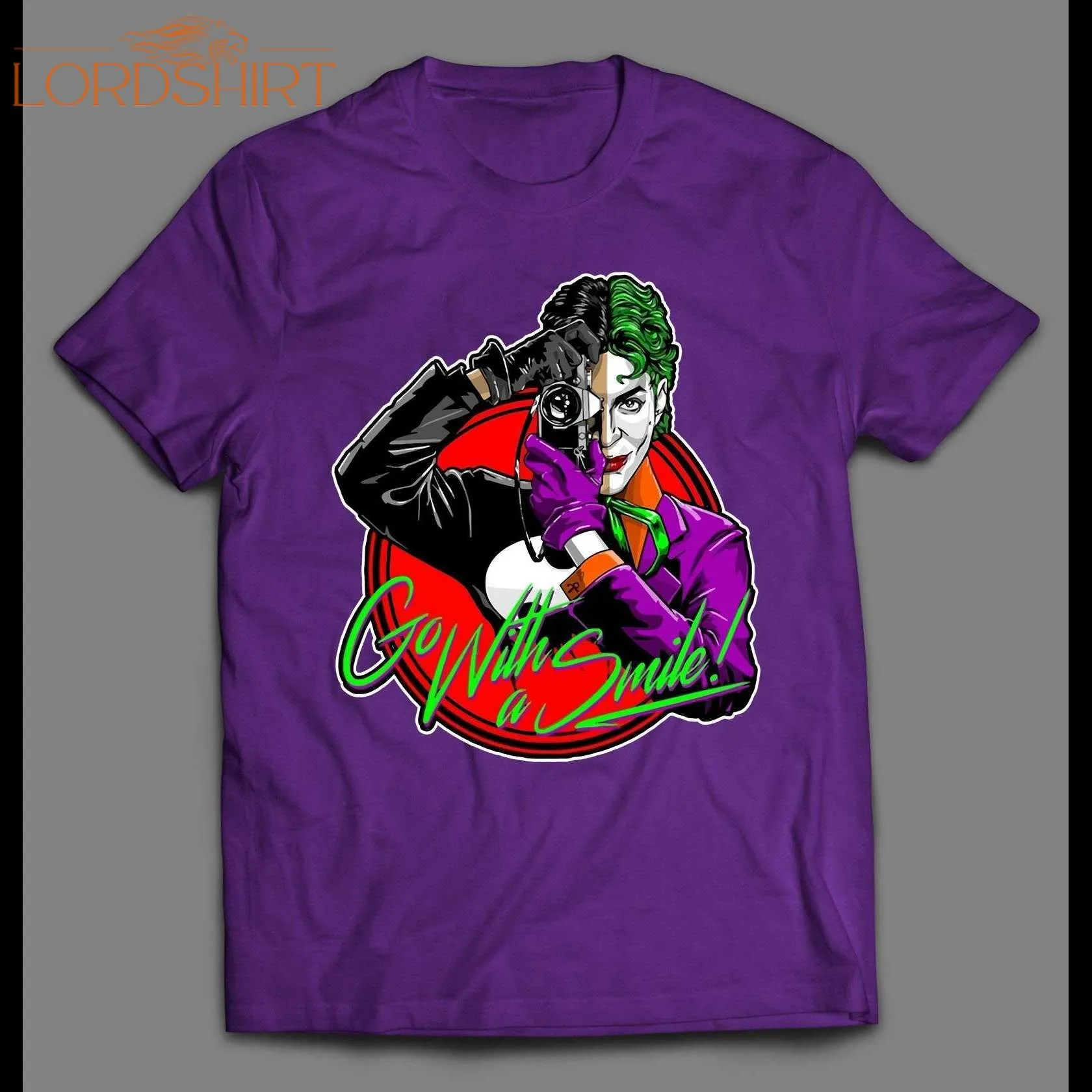 Joker Go With A Smile High Quality Shirt