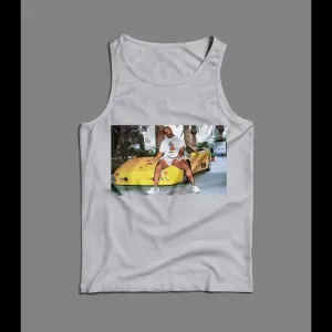 Kid Dynamite Champ Boxer Sitting On Lamborghini Men's Tank Top