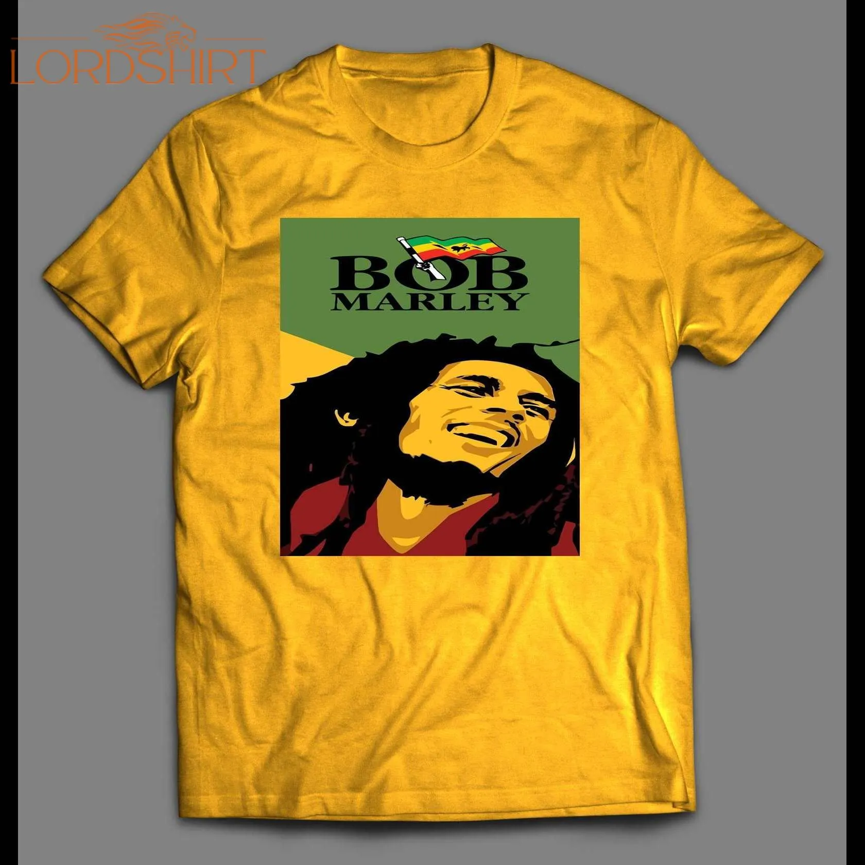 King Of The Reggae Bob Marley Custom Art Shirt