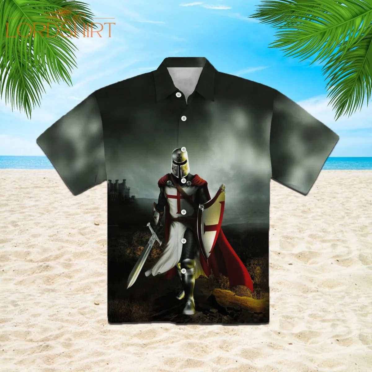 Knights Templar Hawaiian Shirt