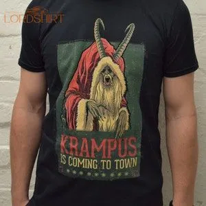 Krampus Poster Vintage Official Men's T-shirt Black