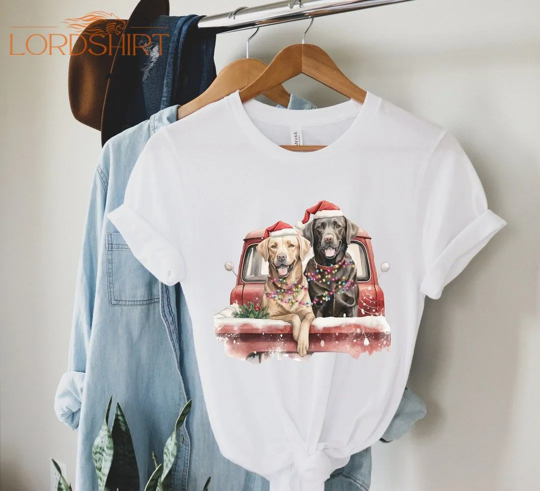 Labrador Christmas Shirt Christmas Dog Shirt Labrador Tree