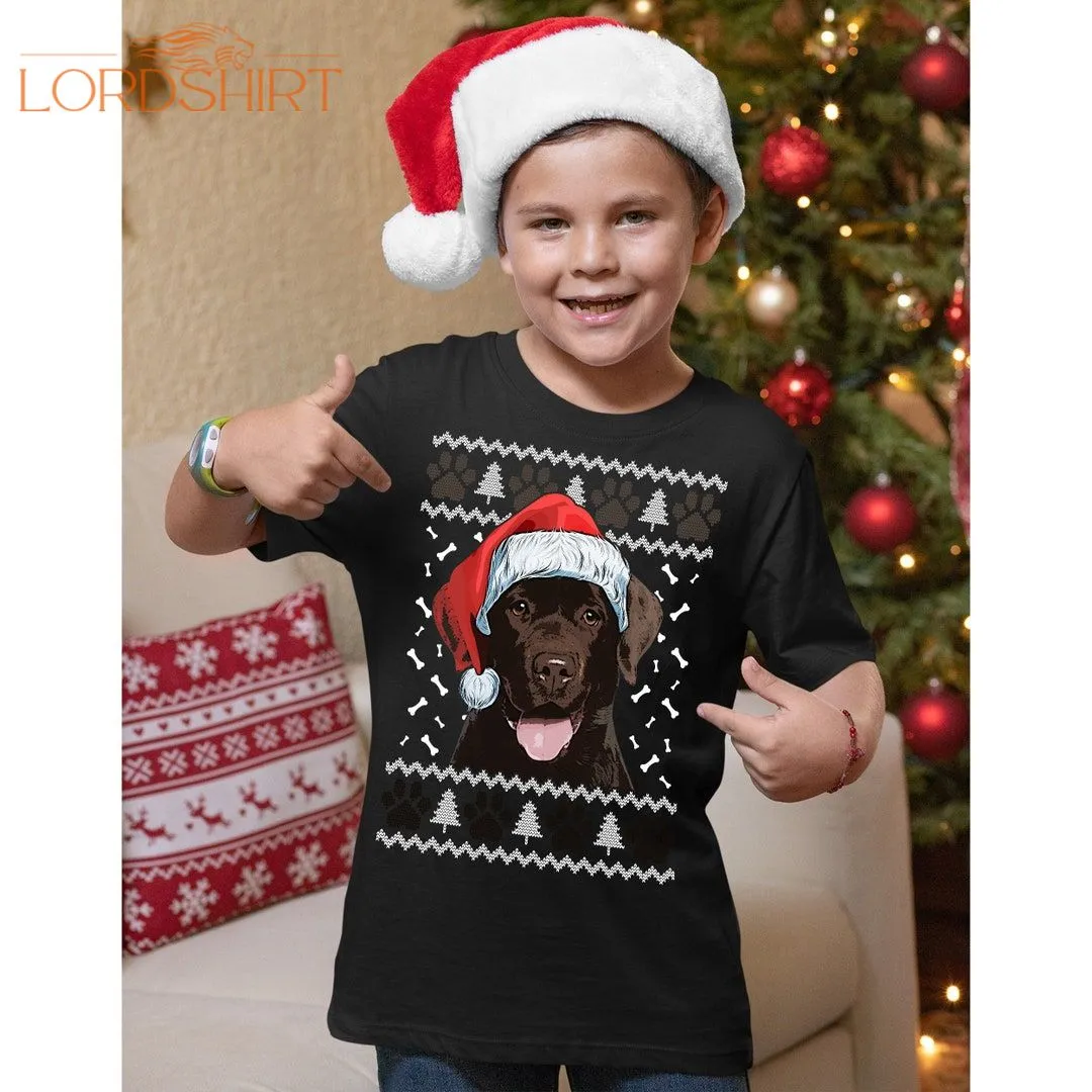 Labrador Christmas Tshirt Labrador T Shirt Mens Womens Kids