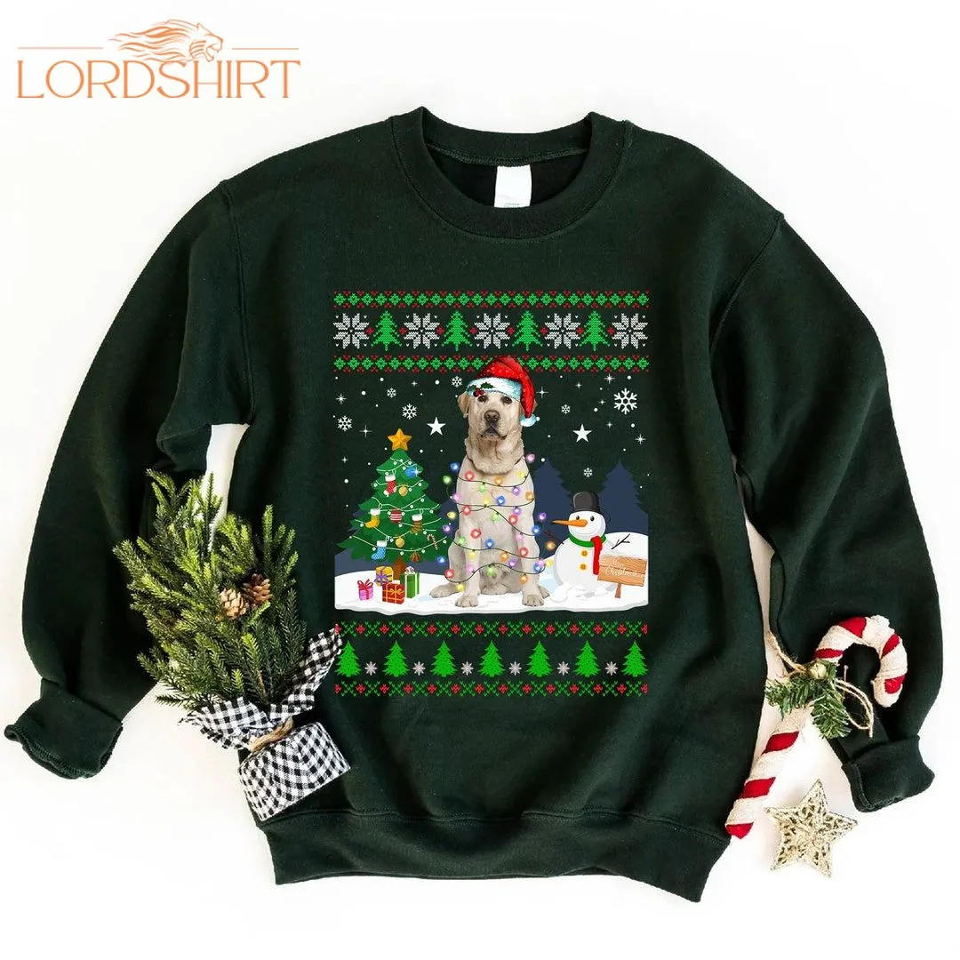 Labrador Retriever Christmas Ugly Sweater Shirt Cute Dog