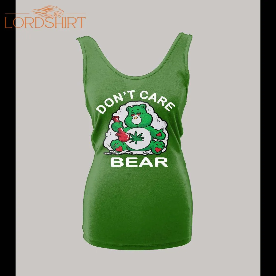 Ladies Style 420 Don't Care Bear Stoner High Quality Shirt