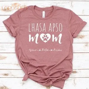 Lhasa Apso Shirt / Tank Top / Hoodie Lhasa Apso Mom Custom