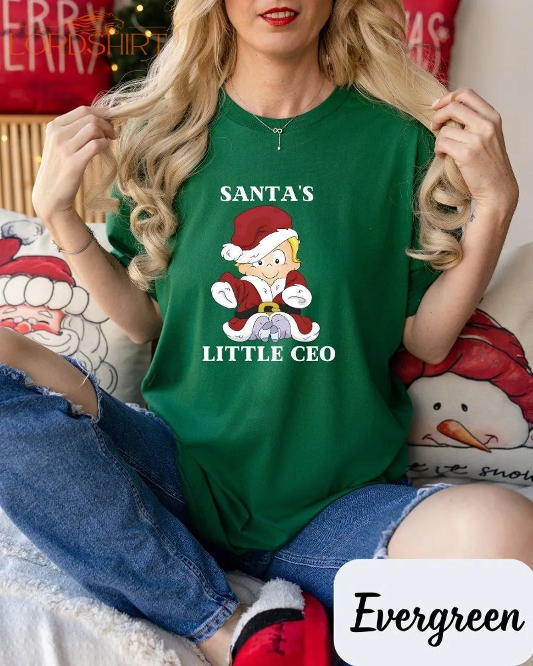 Little Santa CEO Christmas Tshirt Holiday T-shirts