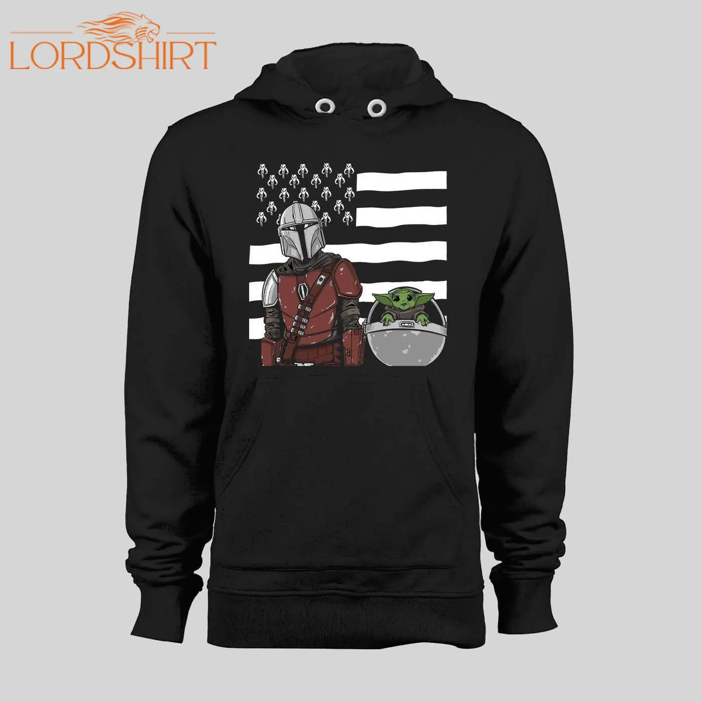 Lone Hunter &038; Star Baby Alien Flag Hoodie /sweatshirt