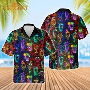 Love Cocktails Bartender Hawaiian Shirt