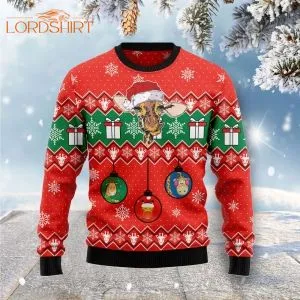 Lovely Giraffe Ugly Christmas Sweater