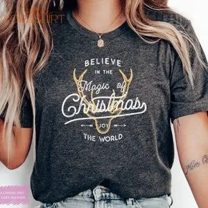 Magic Christmas T-shirt Original Christmas T-shirt For Her