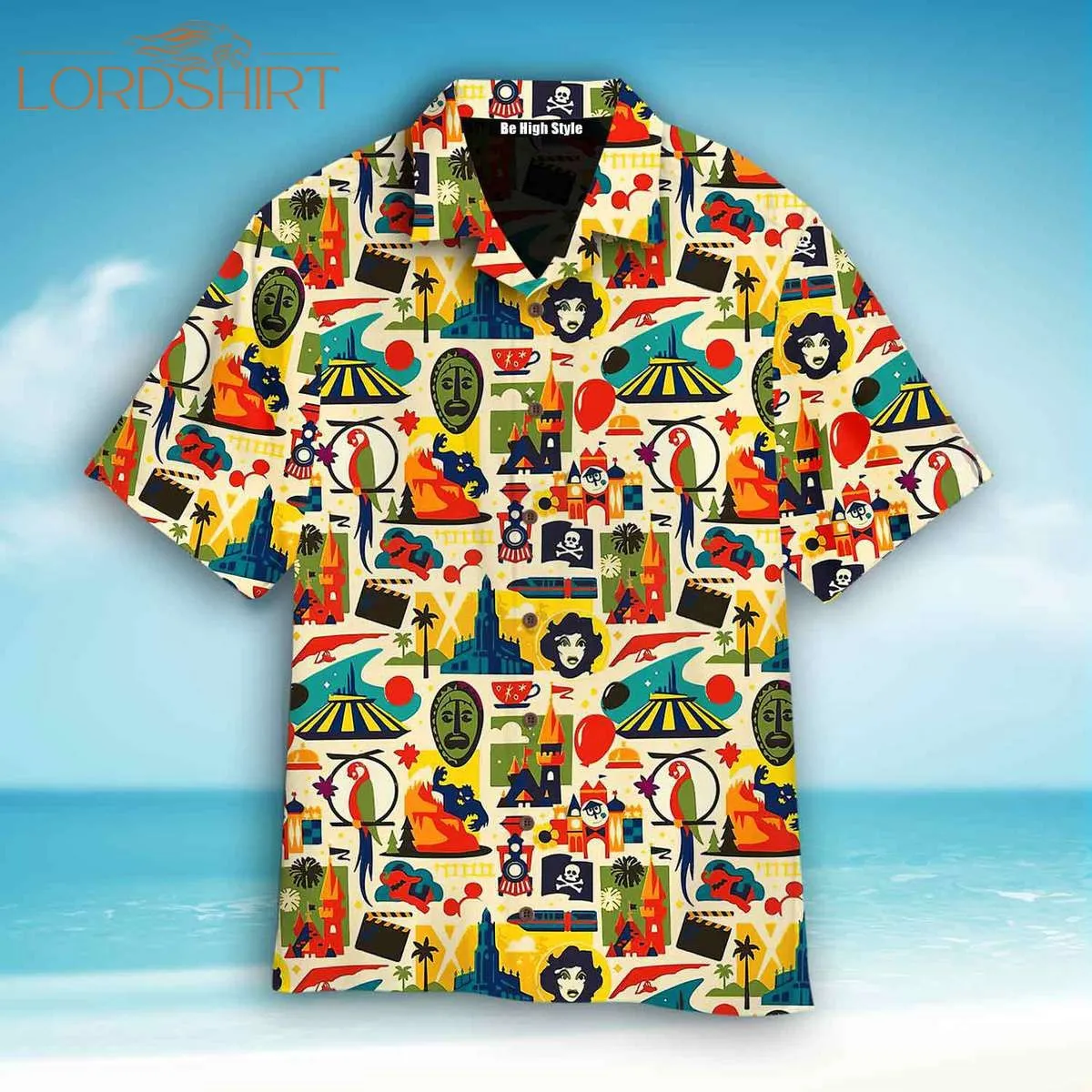 Magic Kingdom Beach Hawaiian Shirt