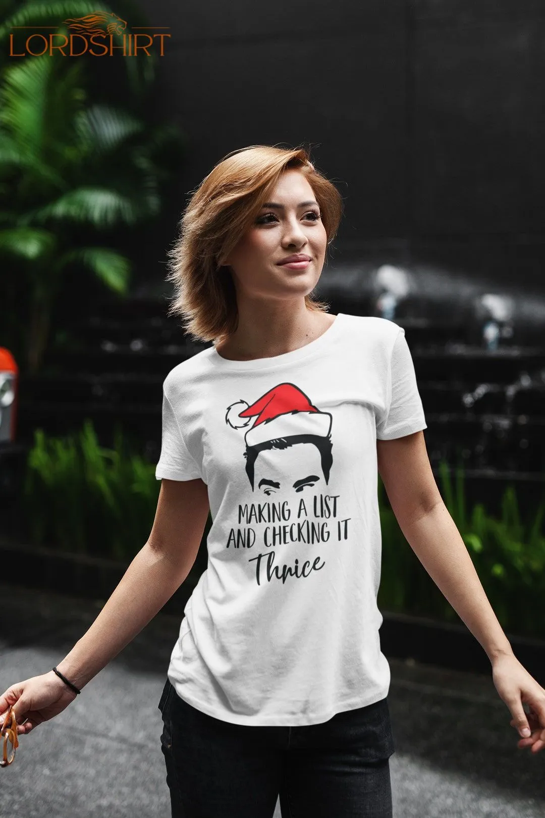 Making A List And Checking It Thrice Shirt Funny Christmas