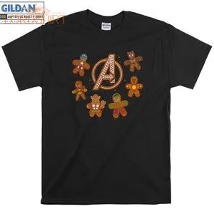 Marvel Avengers Gingerbread Cookies Christmas T Shirt Hoodie