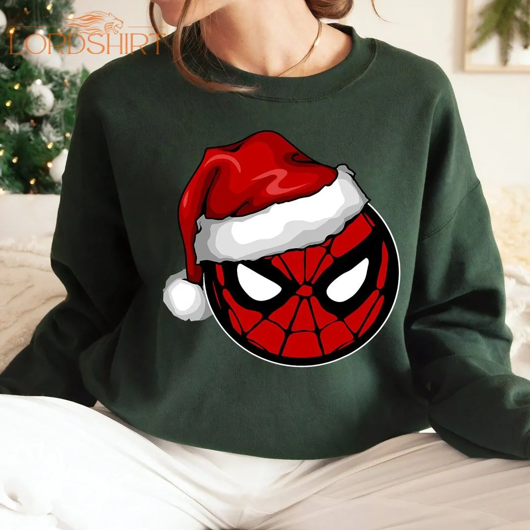 Marvel Christmas Spider-man Santa Hat T-shirt Marvel