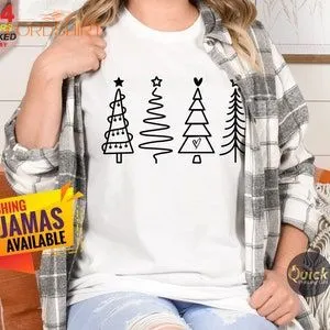 Matching Christmas Tree Tshirt UK Christmas Tree Tshirt Cute