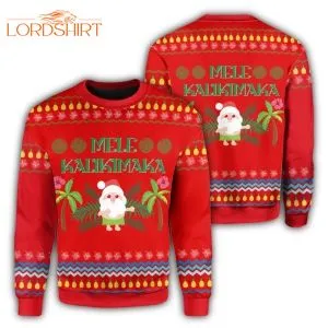 Mele Kalikimaka Ugly Christmas Sweater