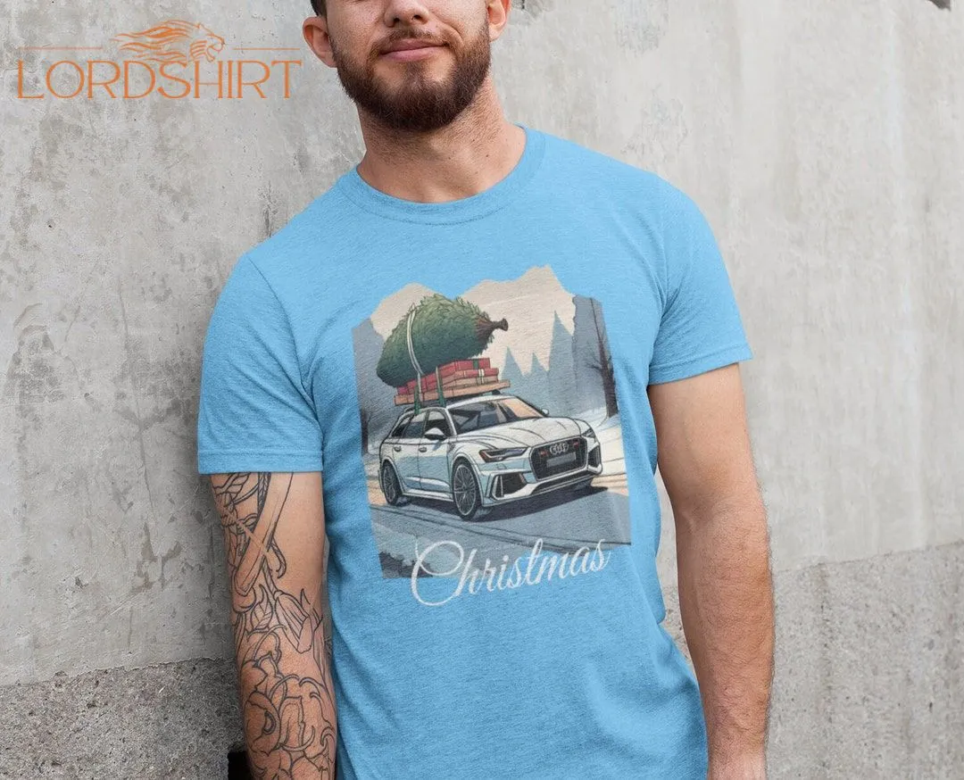 Men's Christmas T Shirt Audi T Shirt Car T Shirt