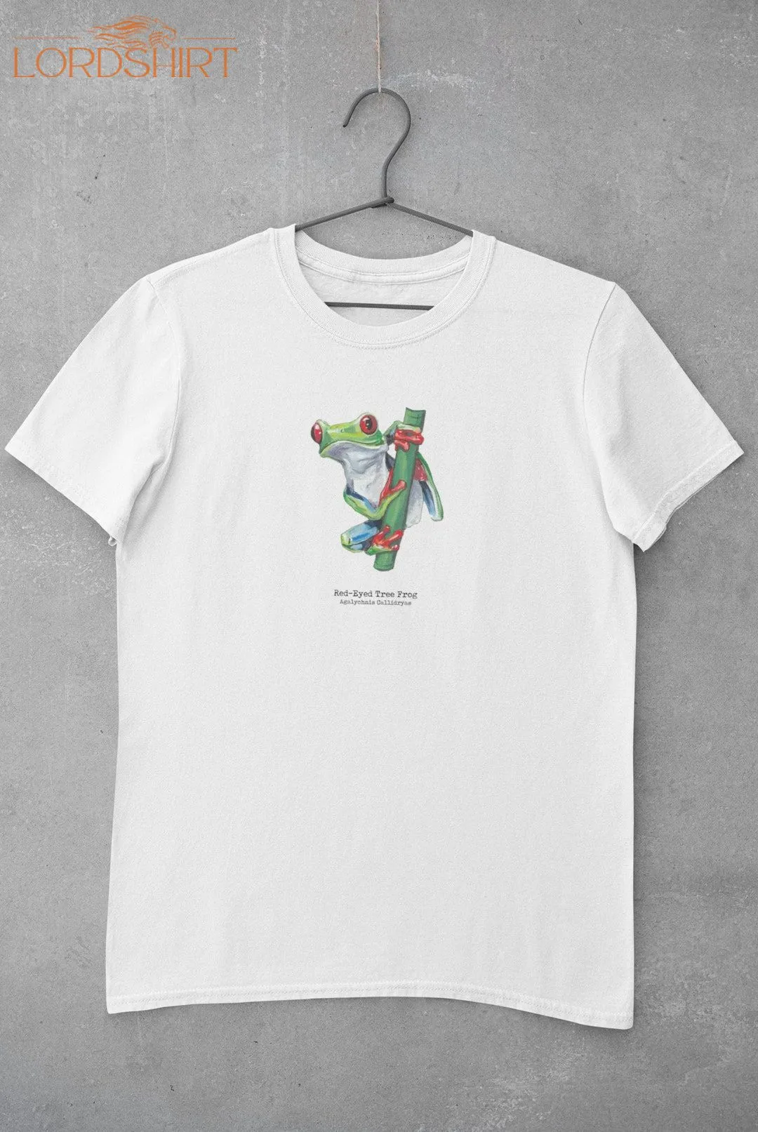 Men's Frog Shirt Red Eyed Tree Frog T Shirt Wildlife