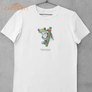 Men's Frog Shirt Red Eyed Tree Frog T Shirt Wildlife