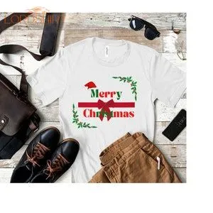 Mens Casual Christmas Tshirt Man Comfortable Tee Ugly Xmas T