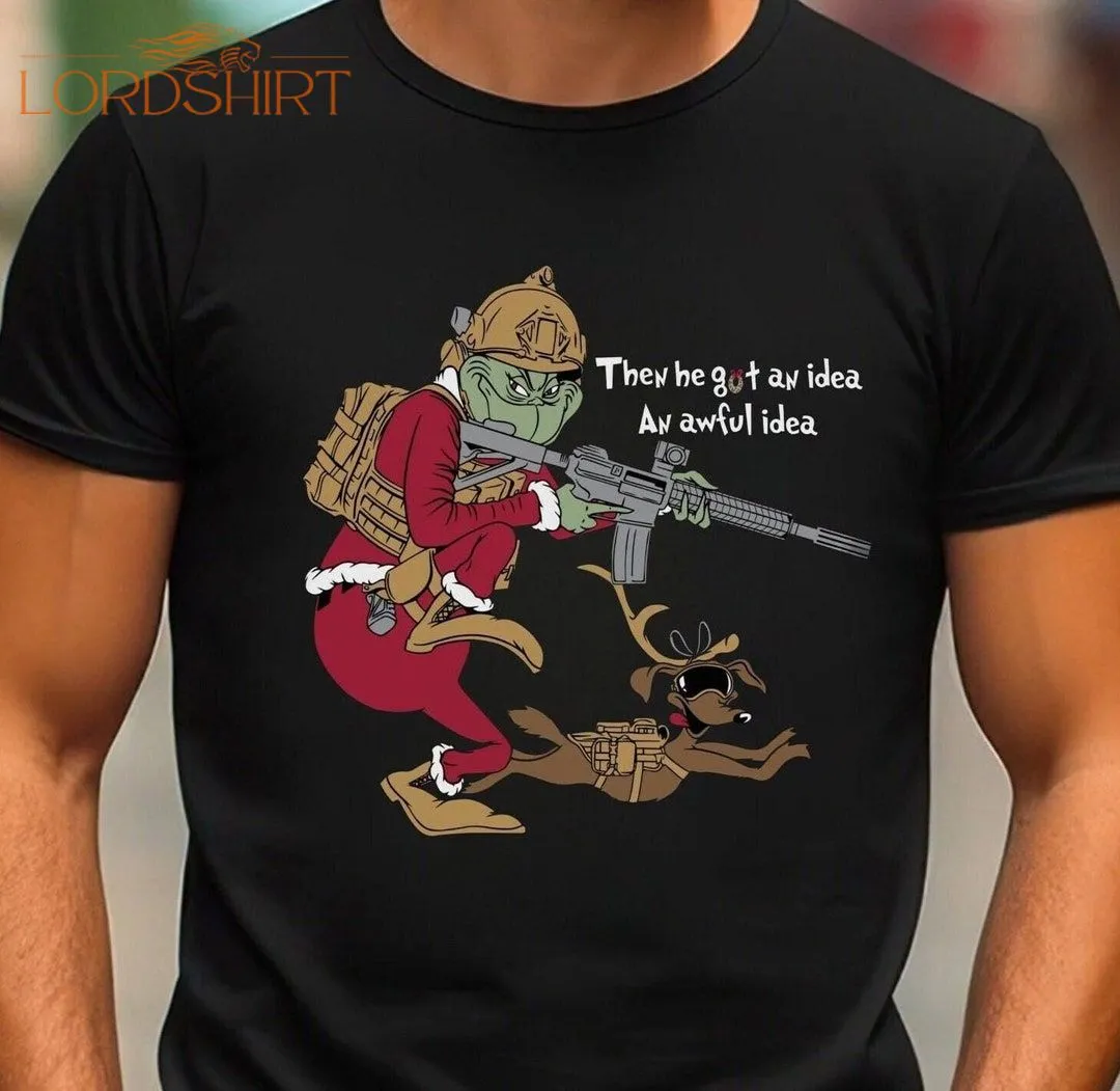 Mens Christmas Shirt Tactical Christmas Shirt Funny