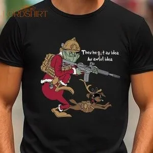 Mens Christmas Shirt Tactical Christmas Shirt Funny