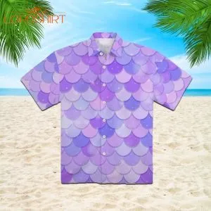 Mermaid Purple Hawaiian Shirt