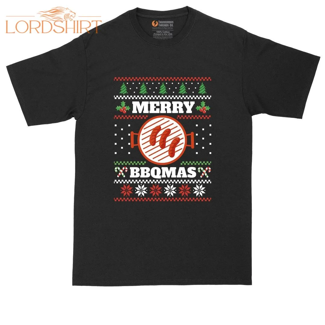 Merry BBQ Mas Ugly Christmas Sweater Funny Christmas Shirt