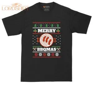 Merry BBQ Mas Ugly Christmas Sweater Funny Christmas Shirt