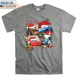 Merry Christmas Cars T Shirt Hoodie Hoody T-shirt Tshirt