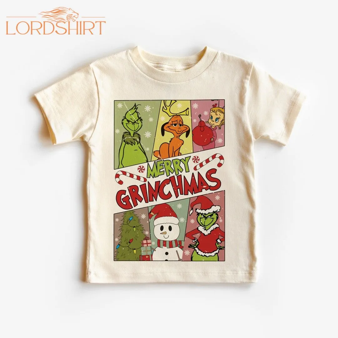 Merry Christmas Kids T Shirts Christmas Gift For Girls And