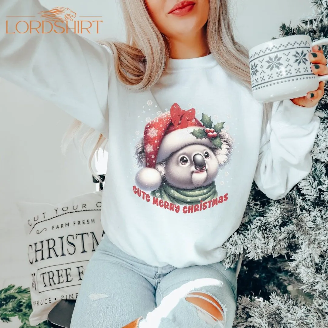 Merry Christmas Koala Sweatshirt: Unisex Sweater Christmas