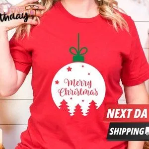 Merry Christmas Shirt Christmas T-shirt Cute Christmas