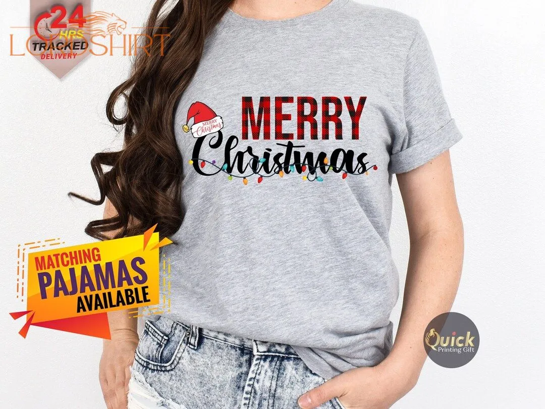 Merry Christmas Shirtmatching Xmas Tshirt Outfits Family