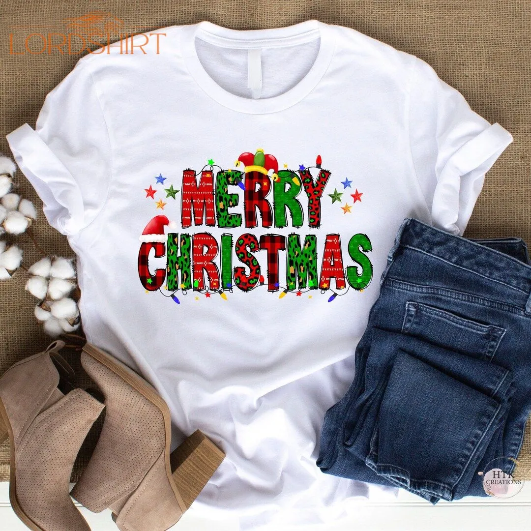 Merry Christmas T-shirt Christmas T-shirt Festive Shirt