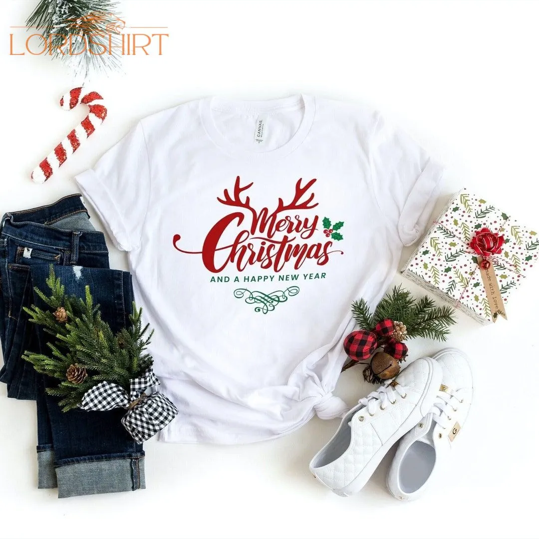 Merry Christmas T-shirt For Women Men Christmas Party Shirt