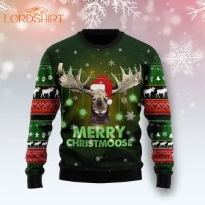 Merry Christmoose Ugly Christmas Sweater