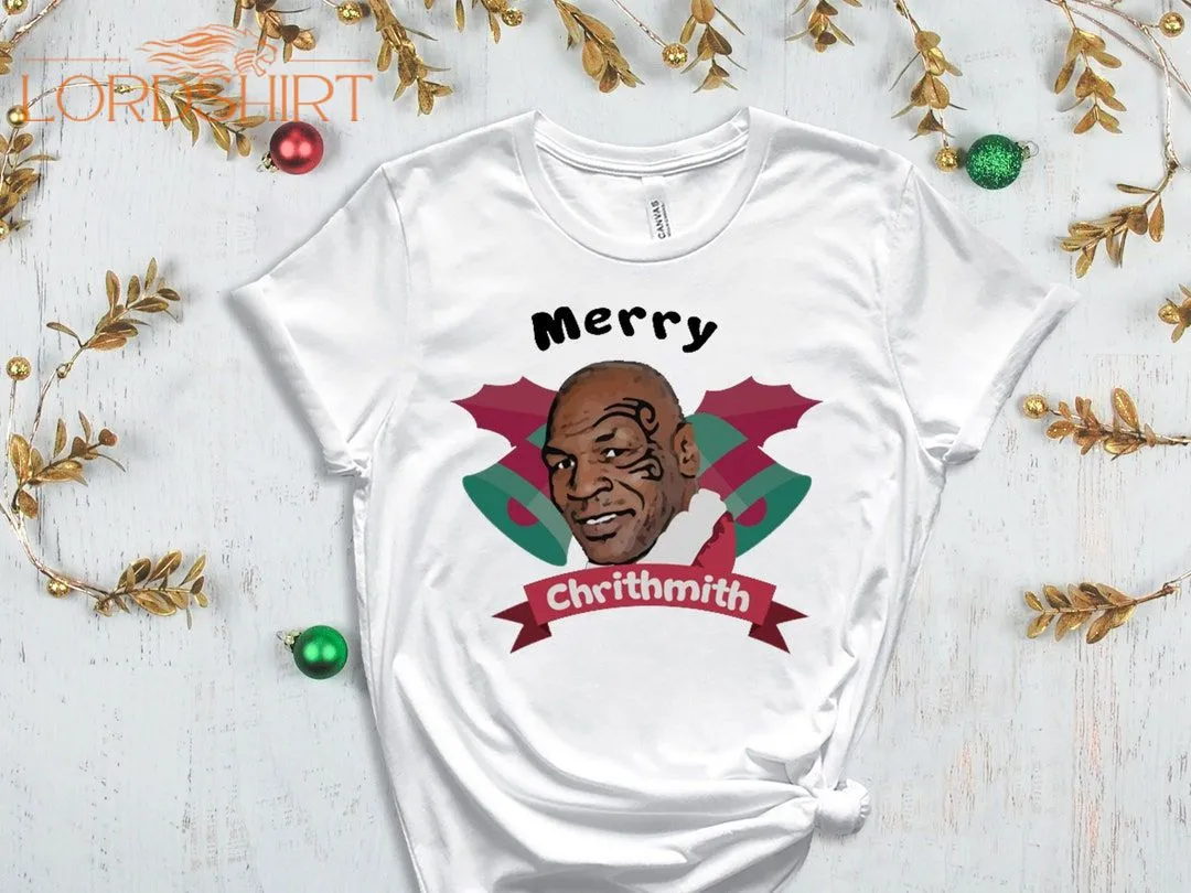 Merry Chrithmith T-shirt Boxing Legend Mike Tyson Shirt Ugly