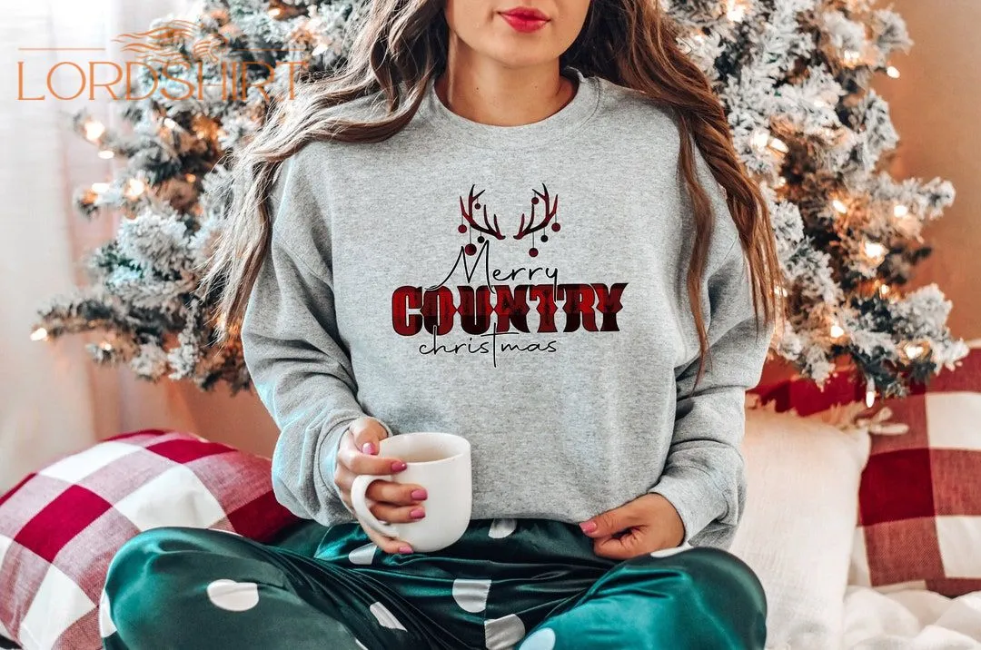 Merry Country Christmas Shirt Christmas Country Shirt Merry