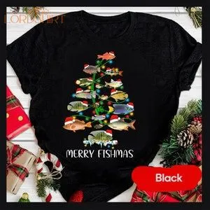 Merry Fishmash Christmas Tree Shirt Fish Christmas Tree