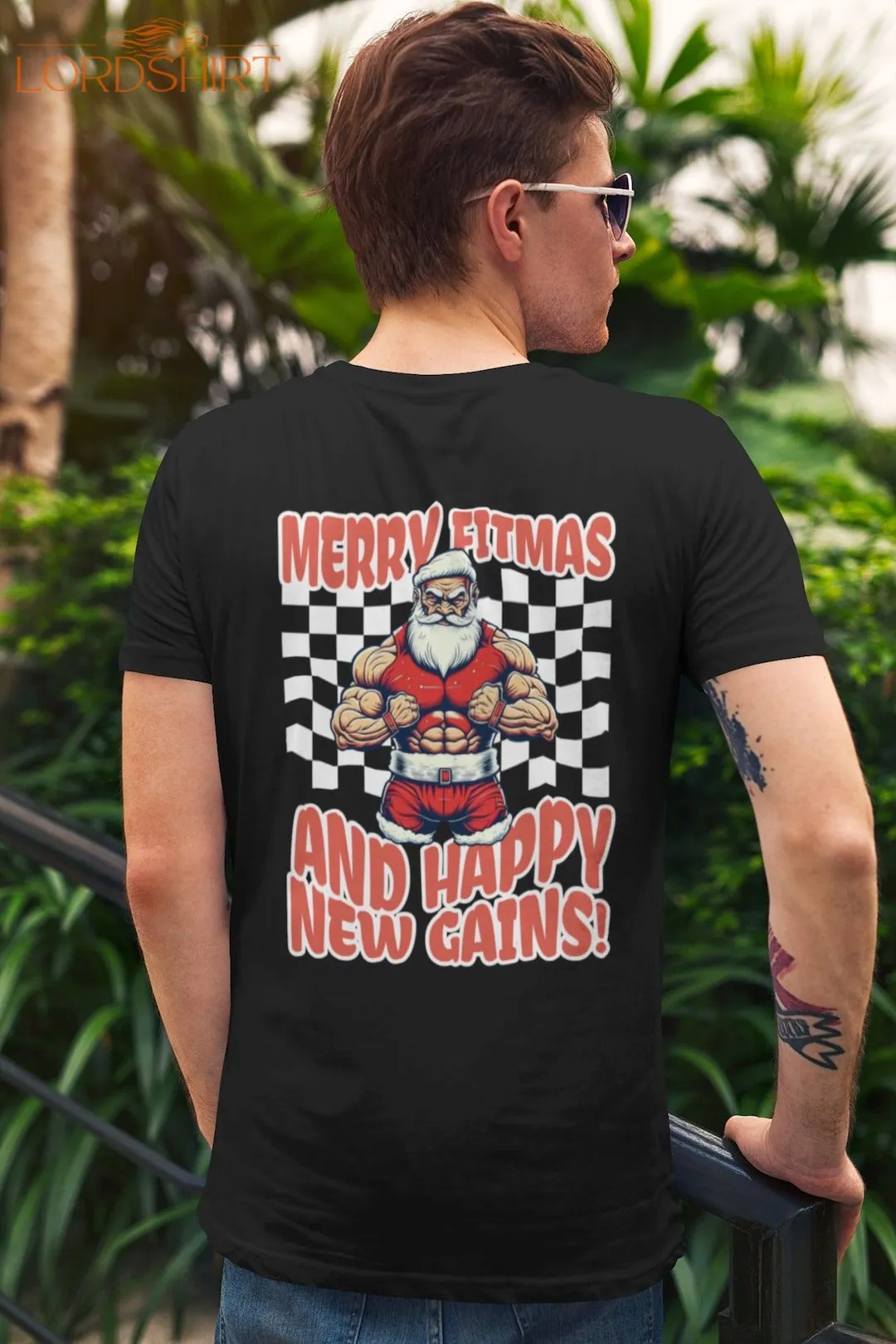 Merry Fitmas T-shirt Christmas T-shirt Fitness T-shirt Gift