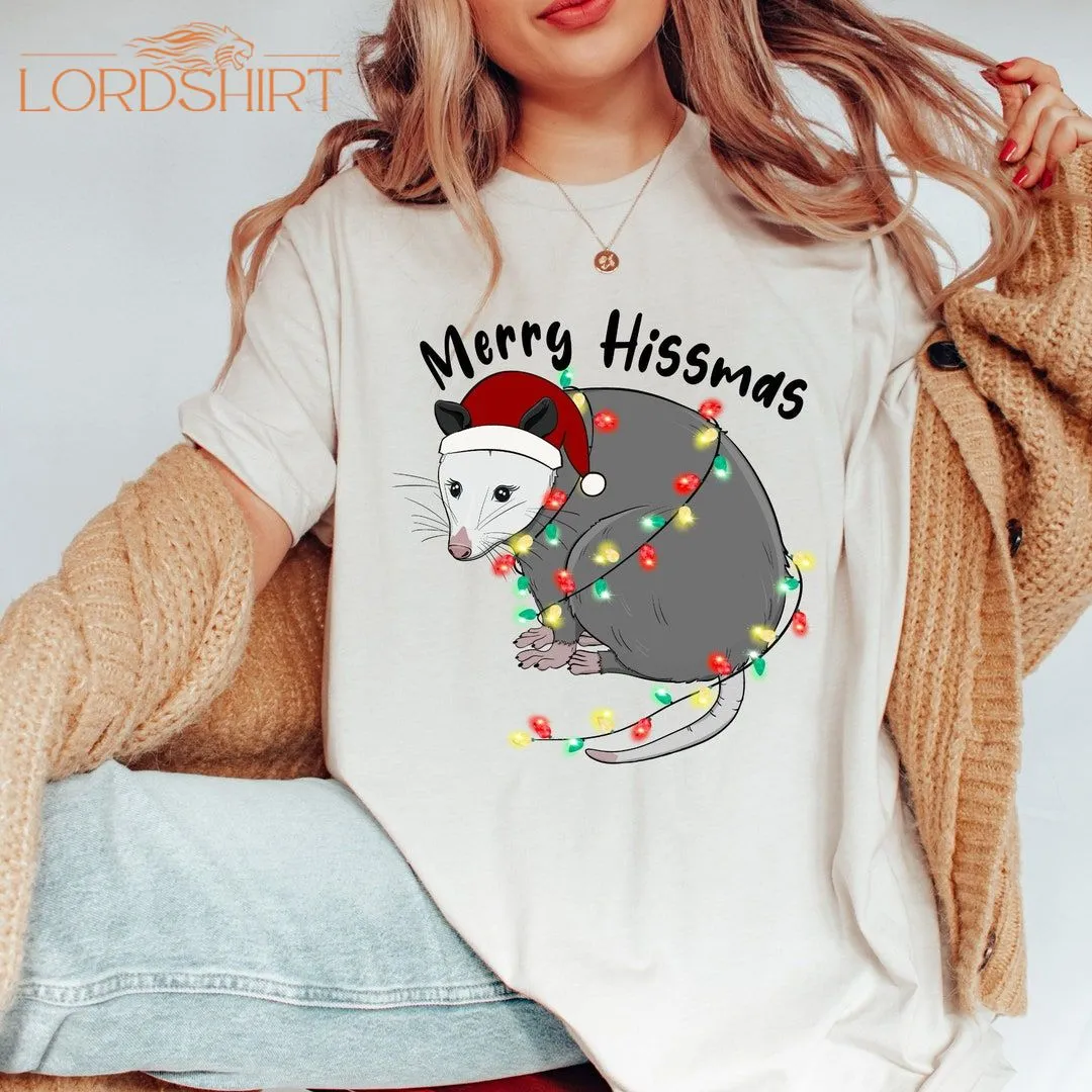 Merry Hissmas Shirt Opossum Shirt Oppossum Christmas Shirt