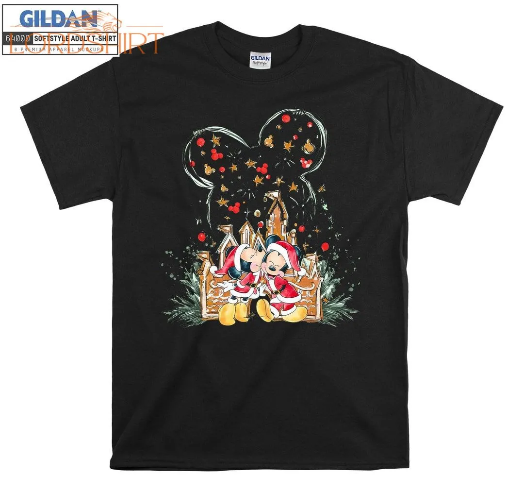 Mickey And Minnie Christmas T-shirt Hoodie Kids Child Tote Bag