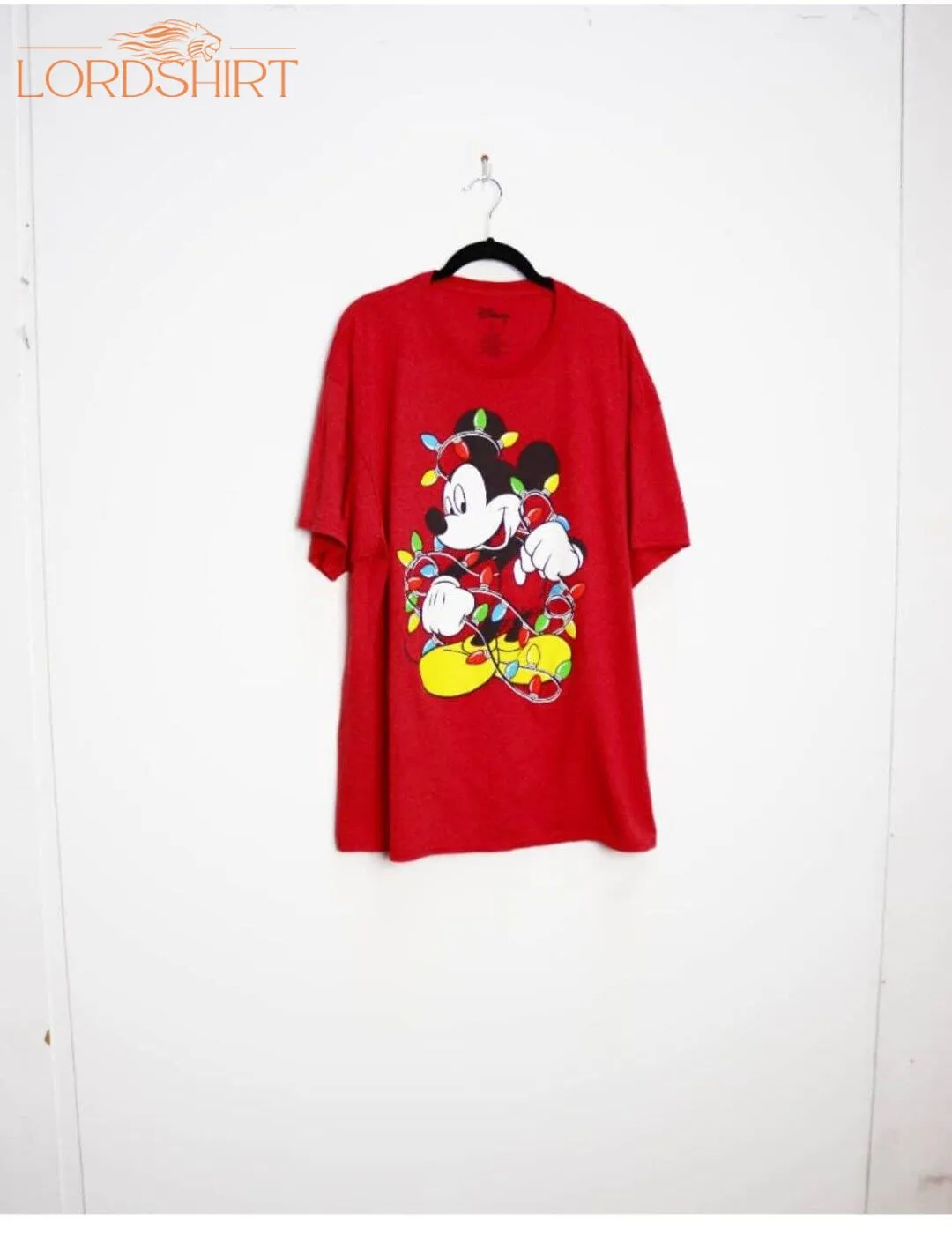 Mickey Mouse Christmas T-shirt Vintage Christmas Tee Mickey