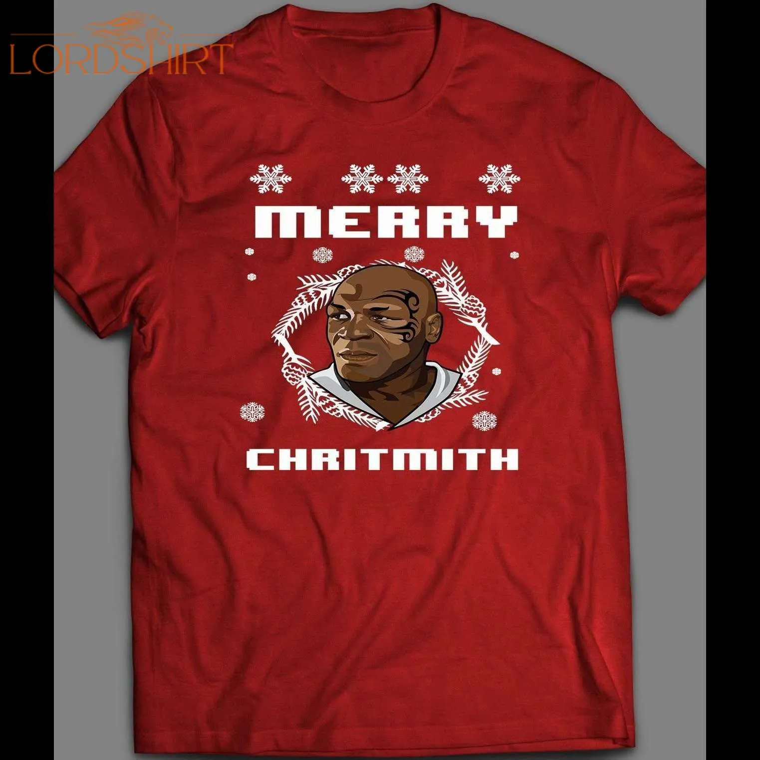 Mike Tyson Merry Chrithmith Christmas Parody Shirt