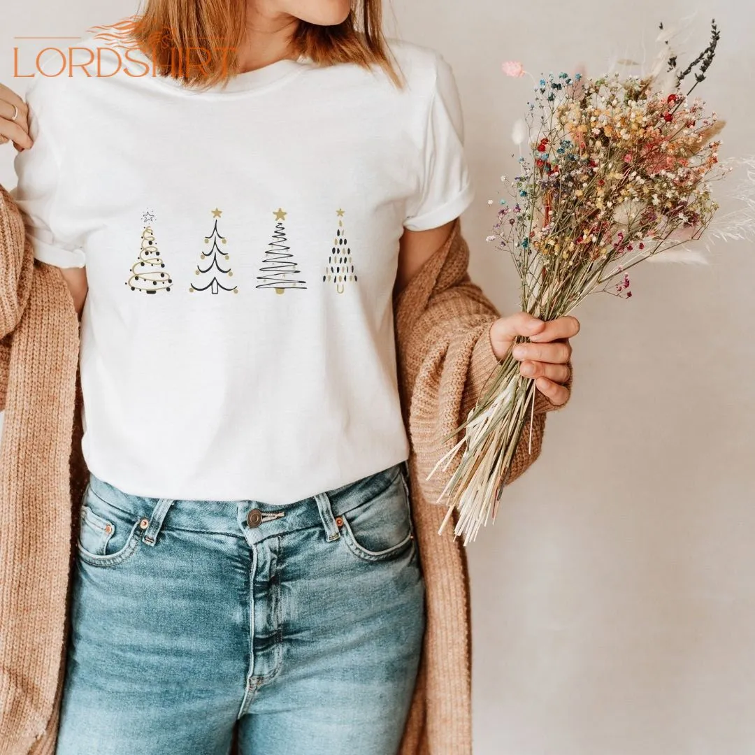 Minimalist Christmas Tree Sweatshirt Christmas Sweatshirt