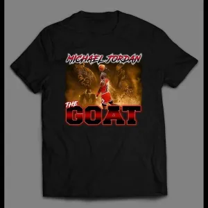 Mj The Goat Very Rare Bootleg Style Basketball Shirt