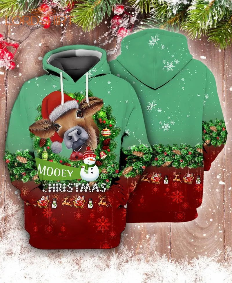 Mooey Christmas 3d All Over Print