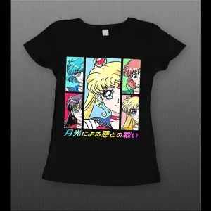 Moon Prism Power Anime Ladies Shirt